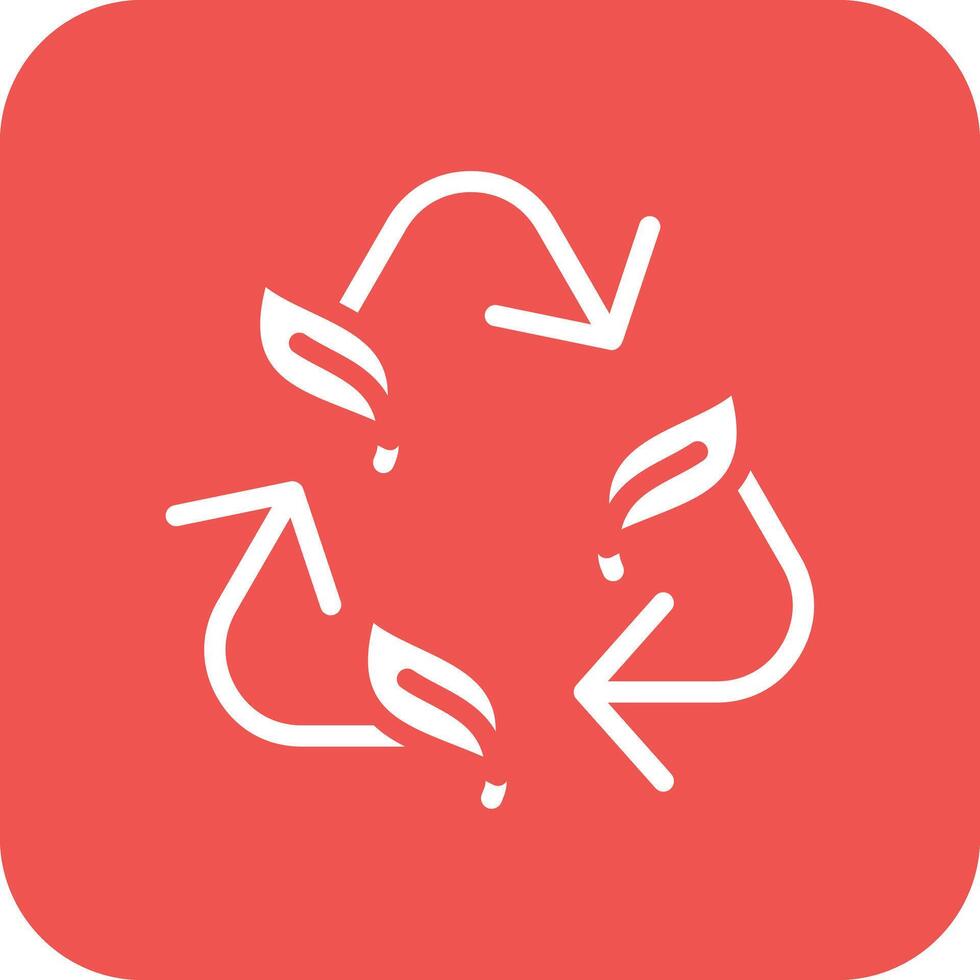 Leaf Recycle Vector Icon