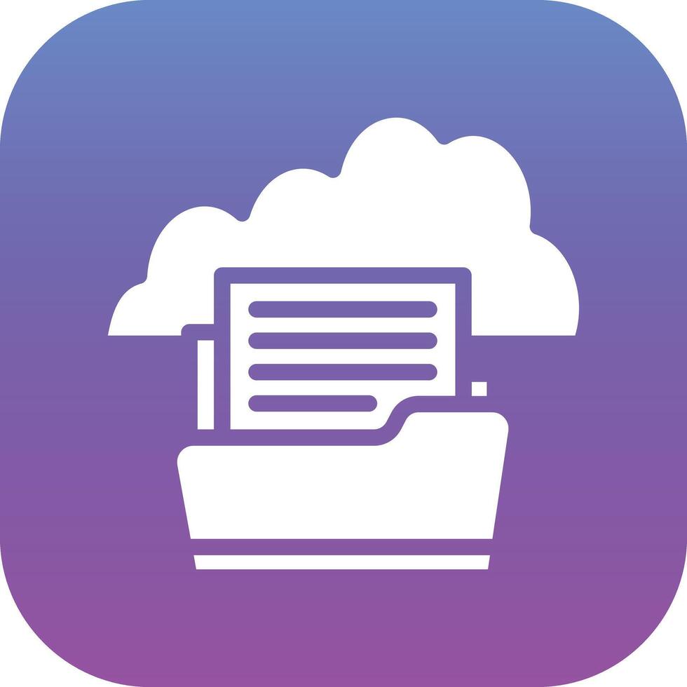 Cloud File Vector Icon Vector Icon