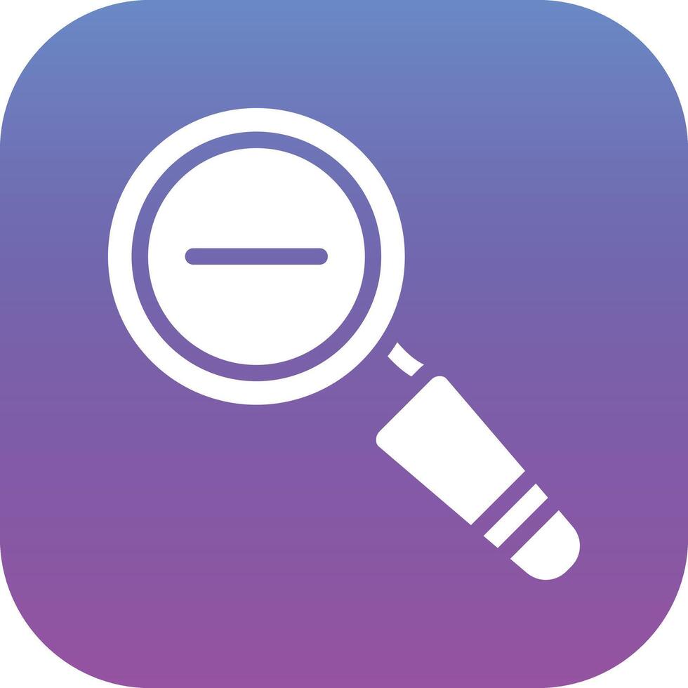 Zoom Out Vector Icon