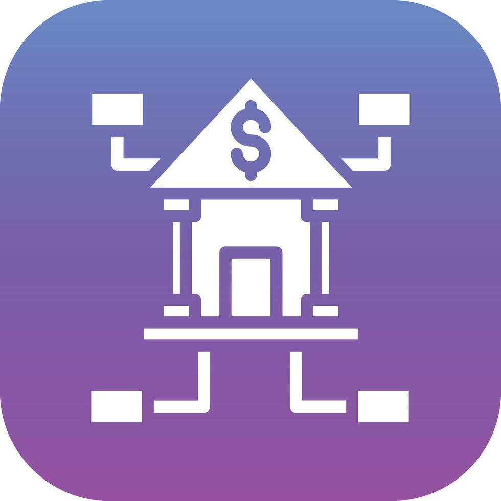 Banking Network Vector Icon