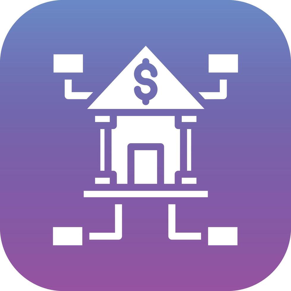 Banking Network Vector Icon