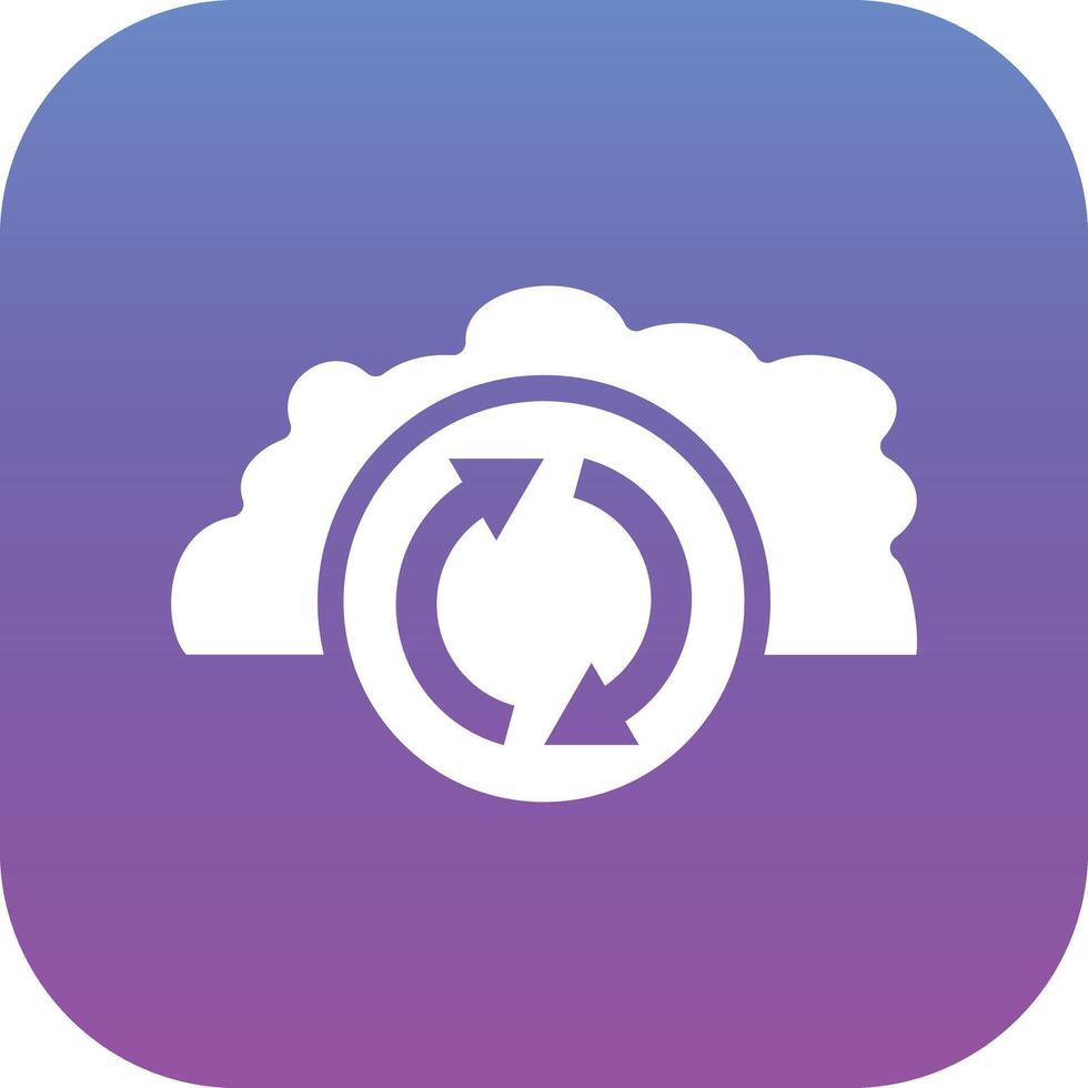 Cloud Sync Vector Icon