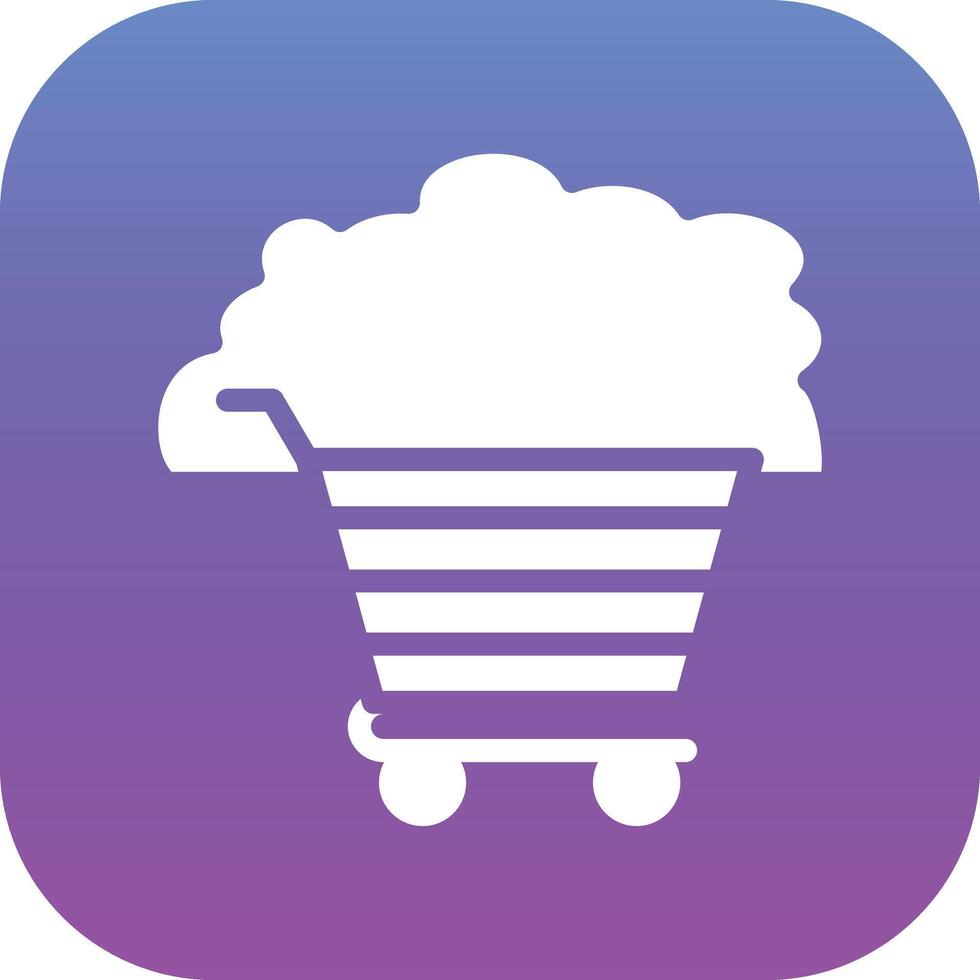 Cloud Cart Vector Icon