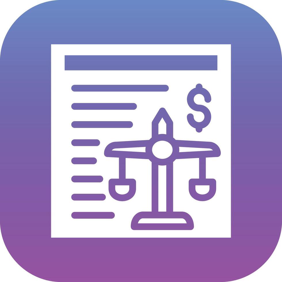 Budget Estimate Vector Icon