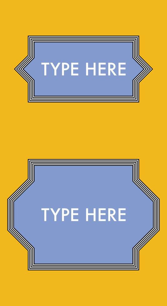 Optical Fantasy Vintage Frames Set Vector