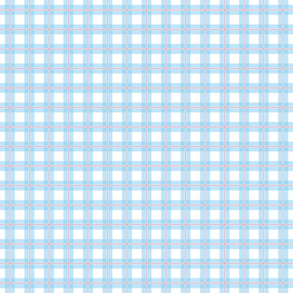 Tablecloth Classic Red Blue Seamless Pattern Vector