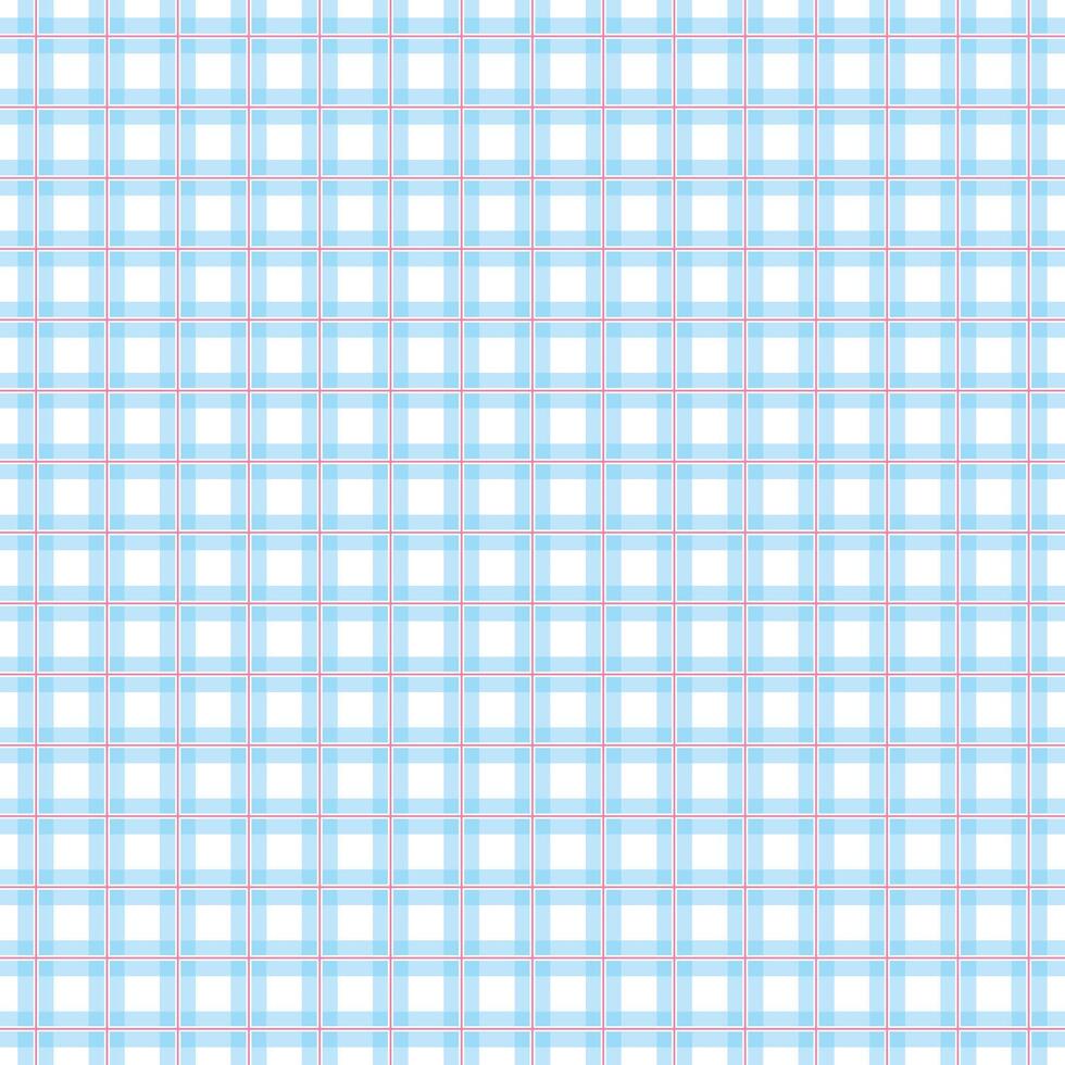 Tablecloth Classic Red Blue Seamless Pattern Vector