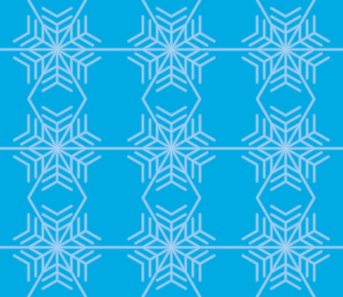 Snowflake Seamless Pattern VECTOR