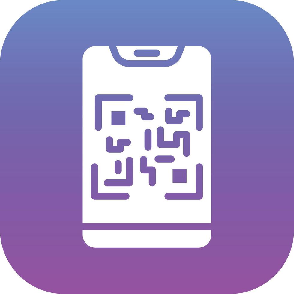 QR Code Scan Vector Icon