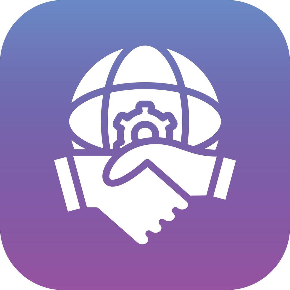 Global Partnership Vector Icon