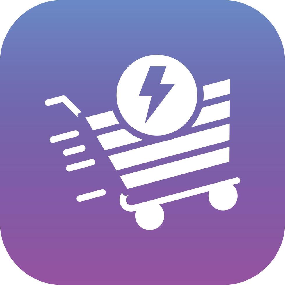 icono de vector de venta flash