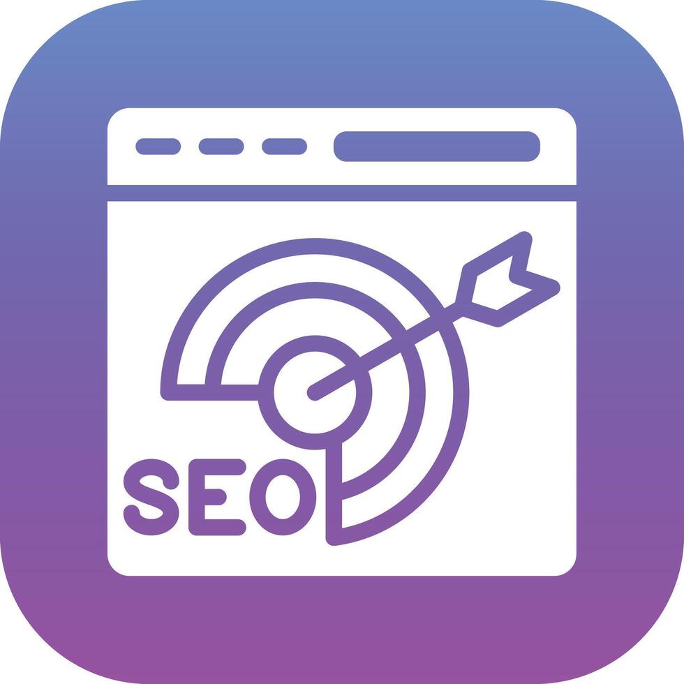 SEO Target Vector Icon