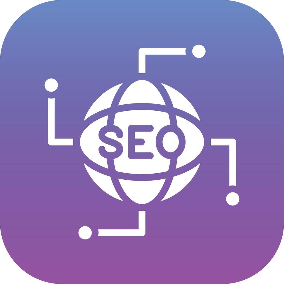 SEO Network Vector Icon