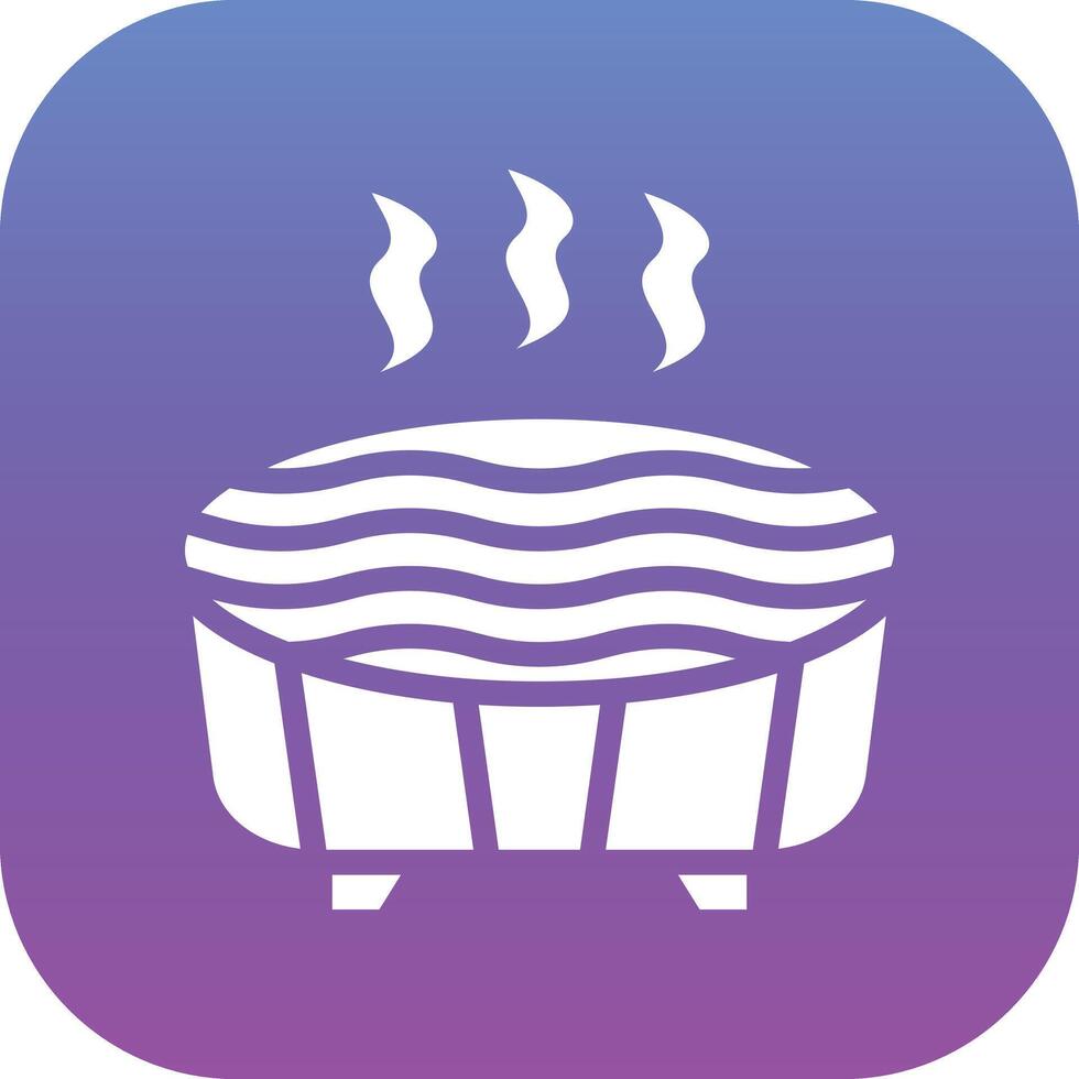 Hot Tub Vector Icon