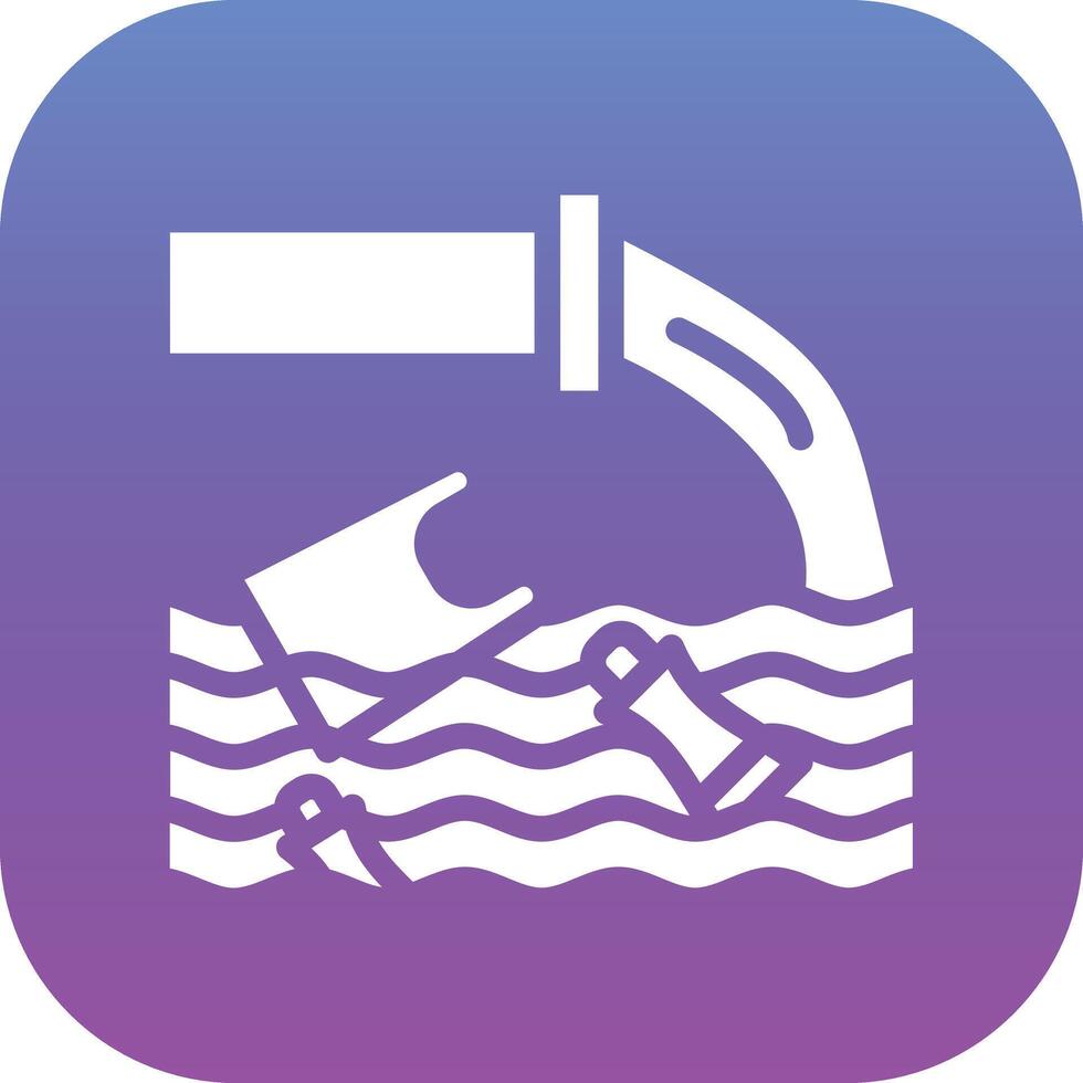 Ocean Waste Vector Icon