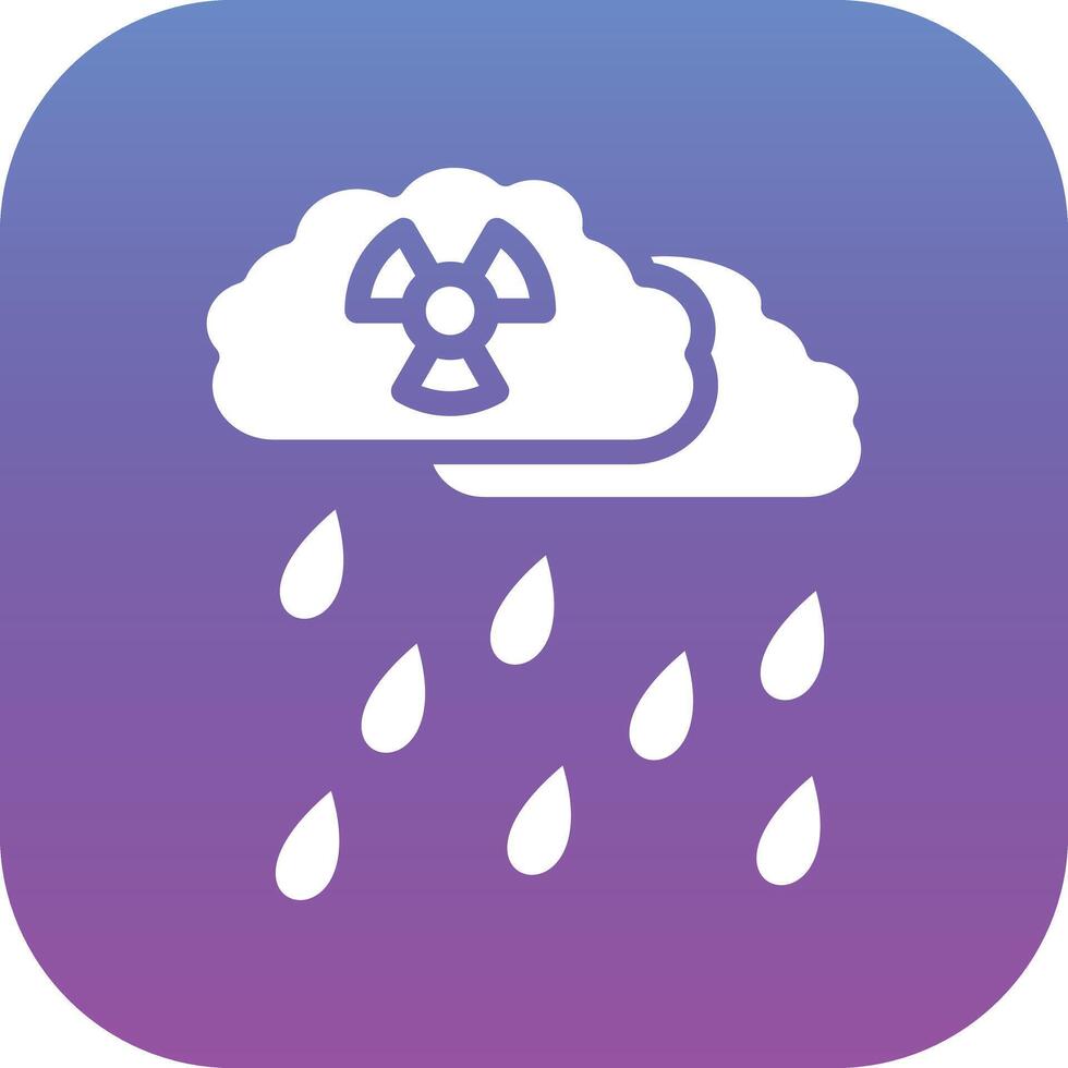 Acid Rain Vector Icon