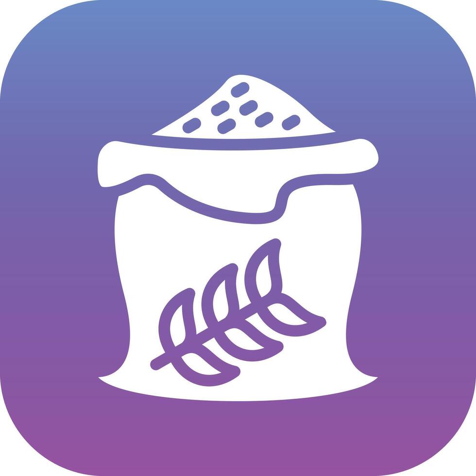 Wheat Sack Vector Icon