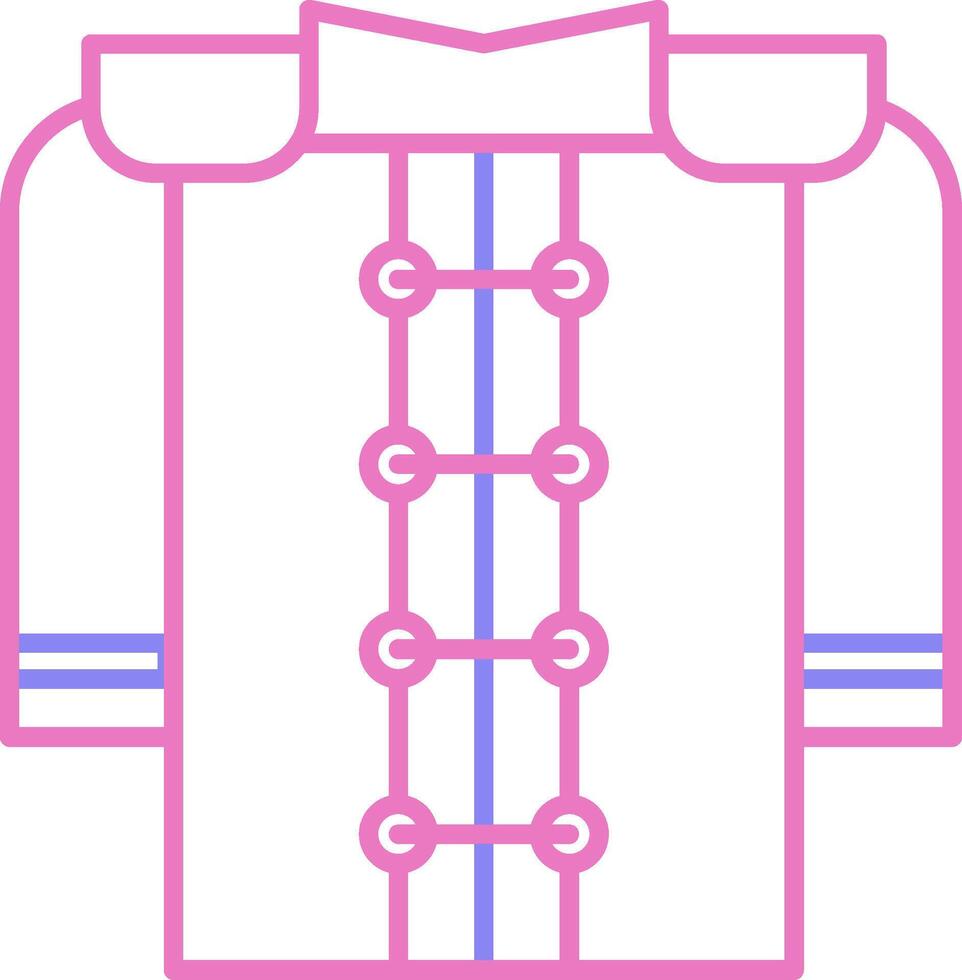 Marching Uniform Linear Two Colour Icon vector