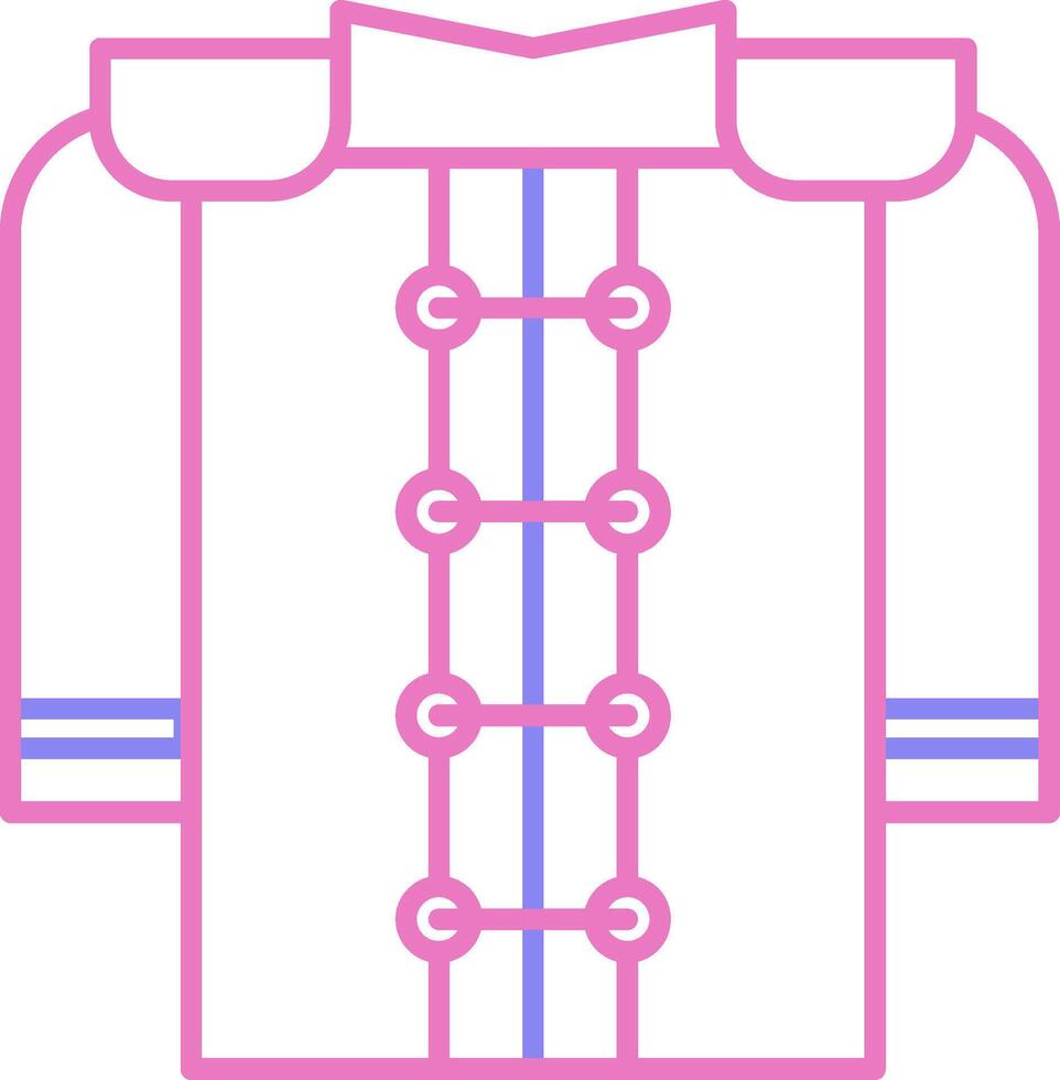 de marcha uniforme lineal dos color icono vector