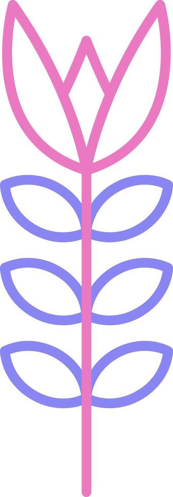 Oats Linear Two Colour Icon vector