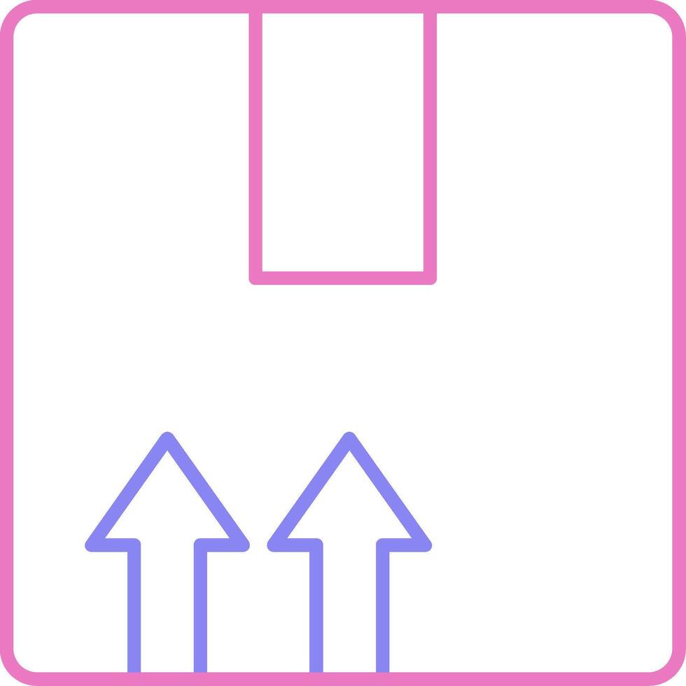 Merchandise Linear Two Colour Icon vector