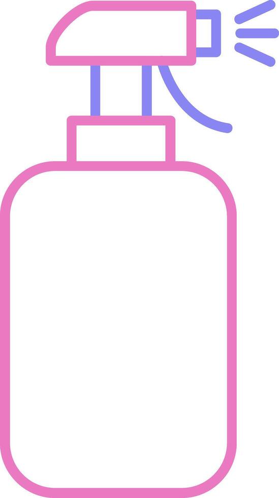 Cleaning Spray Linear Two Colour Icon vector