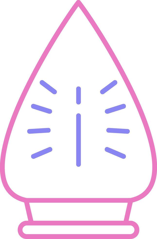 Iron Linear Two Colour Icon vector
