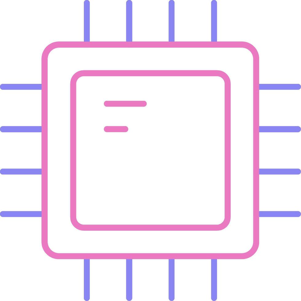 UPC lineal dos color icono vector