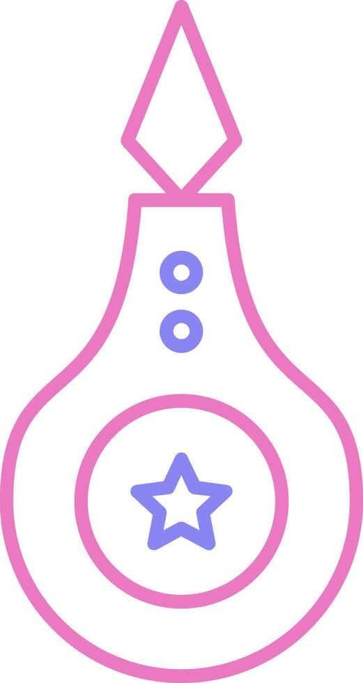 Threader Linear Two Colour Icon vector