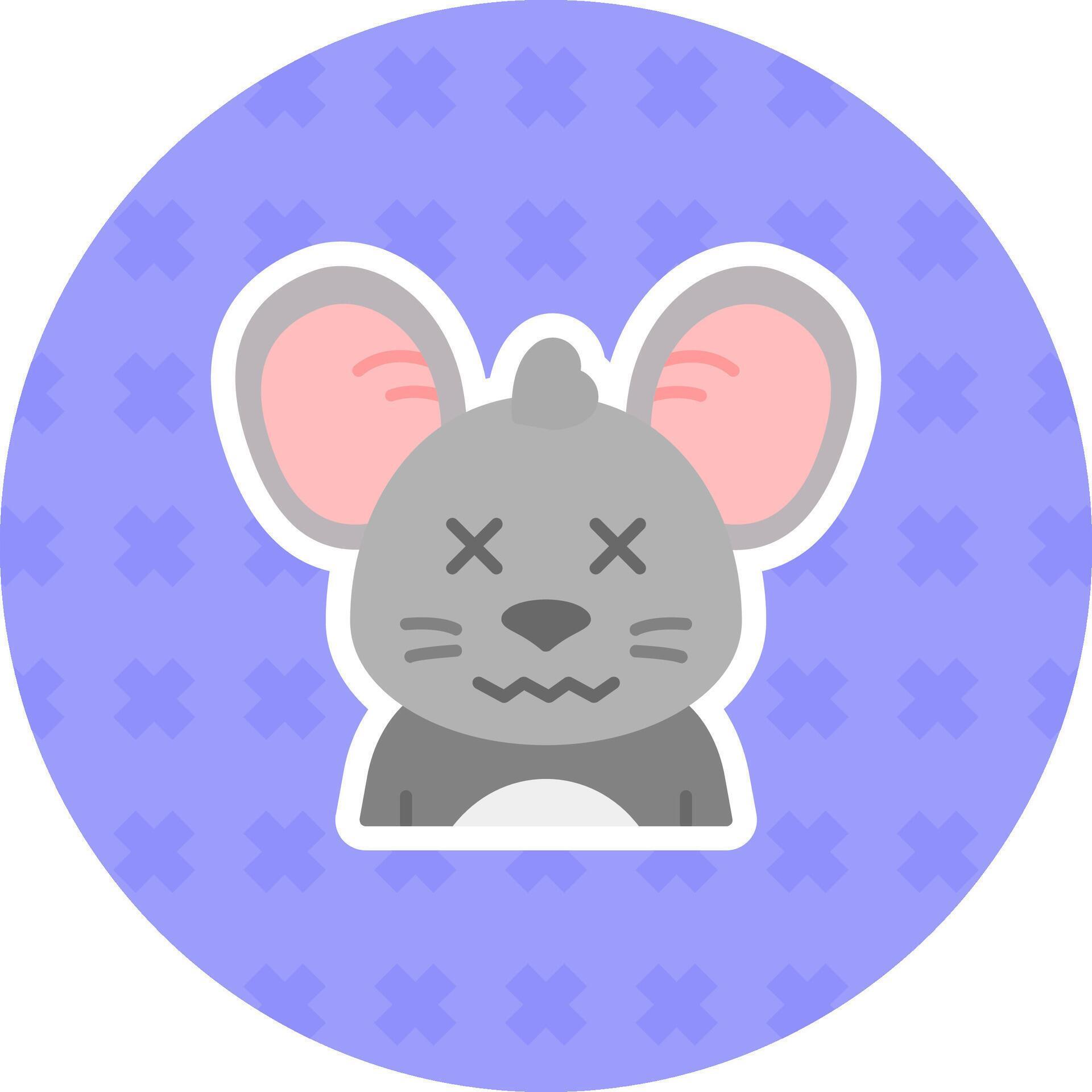 Dead Flat Sticker Icon 37726422 Vector Art at Vecteezy