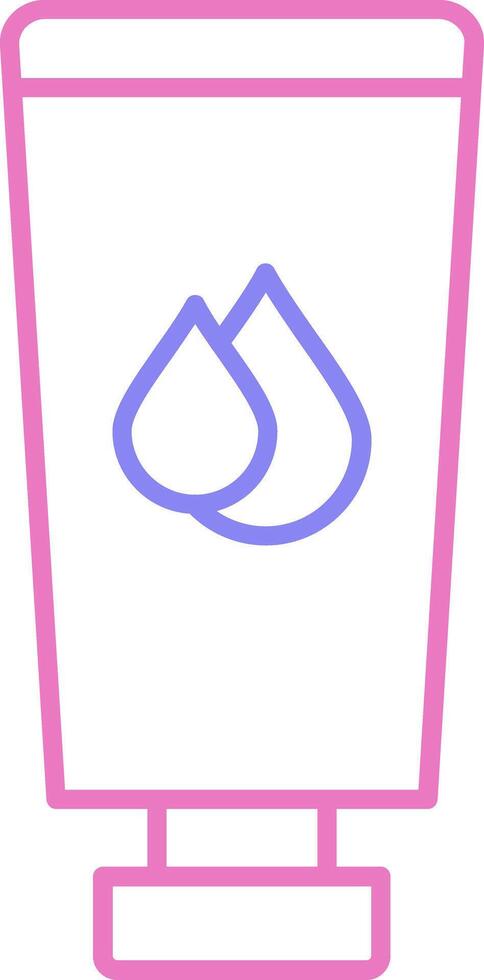 Body Lotion Linear Two Colour Icon vector