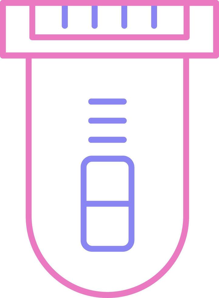 Electric Razor Linear Two Colour Icon vector