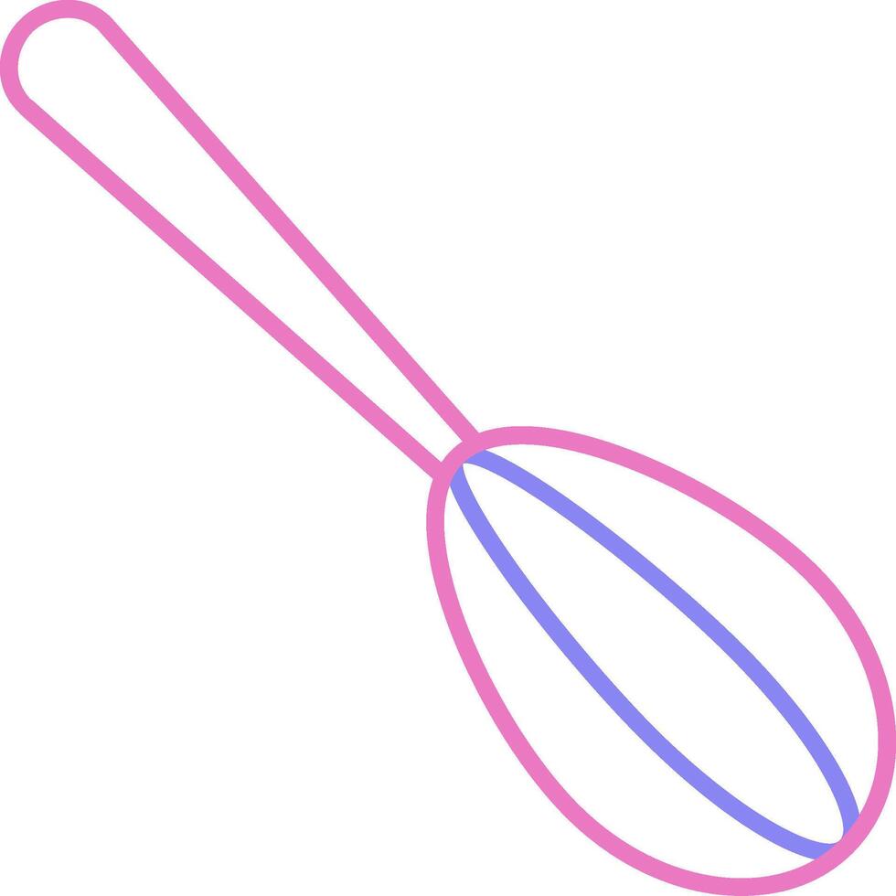 Mixing Linear Two Colour Icon vector