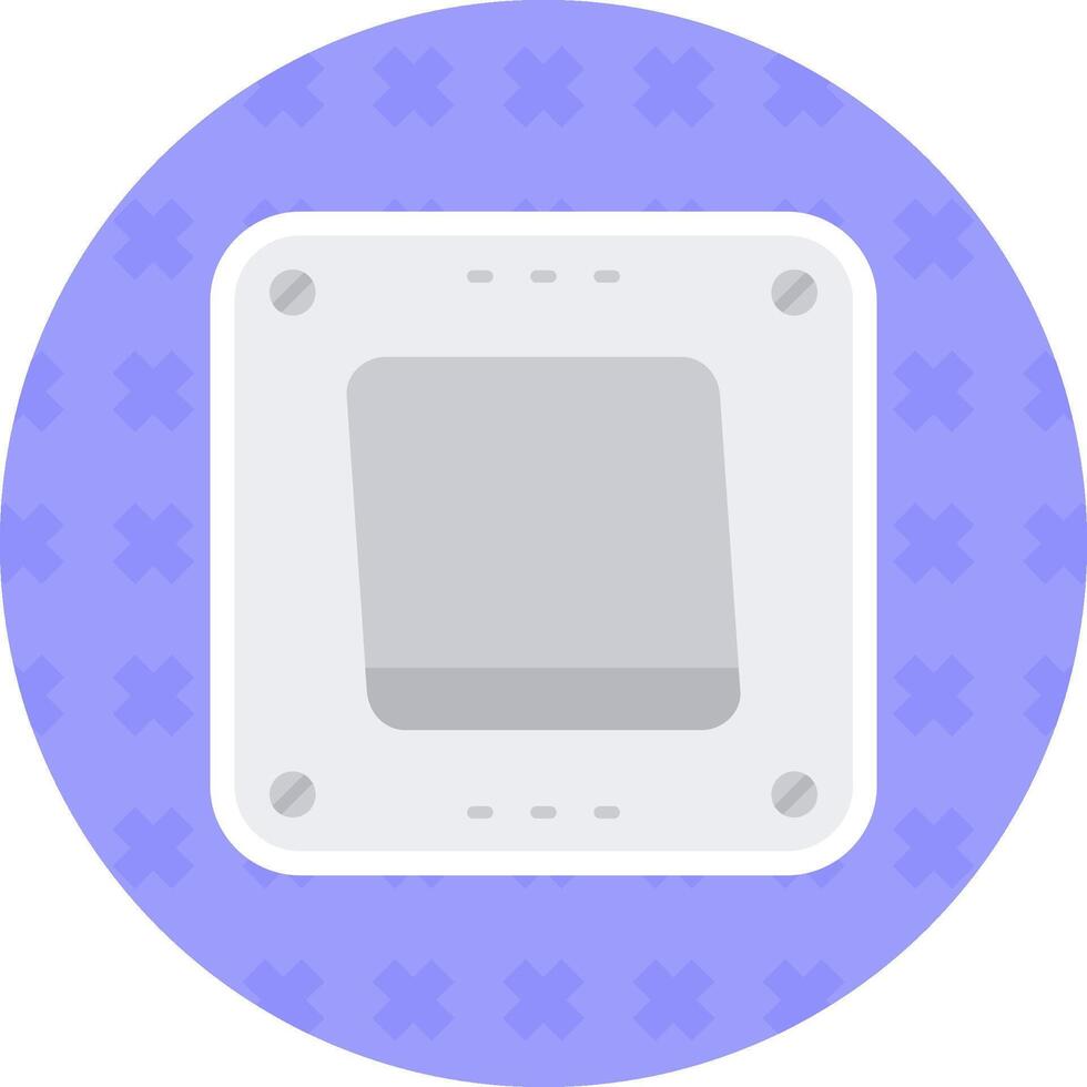 Swtich Flat Sticker Icon vector