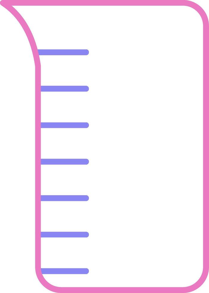 Measuring Utensils Linear Two Colour Icon vector