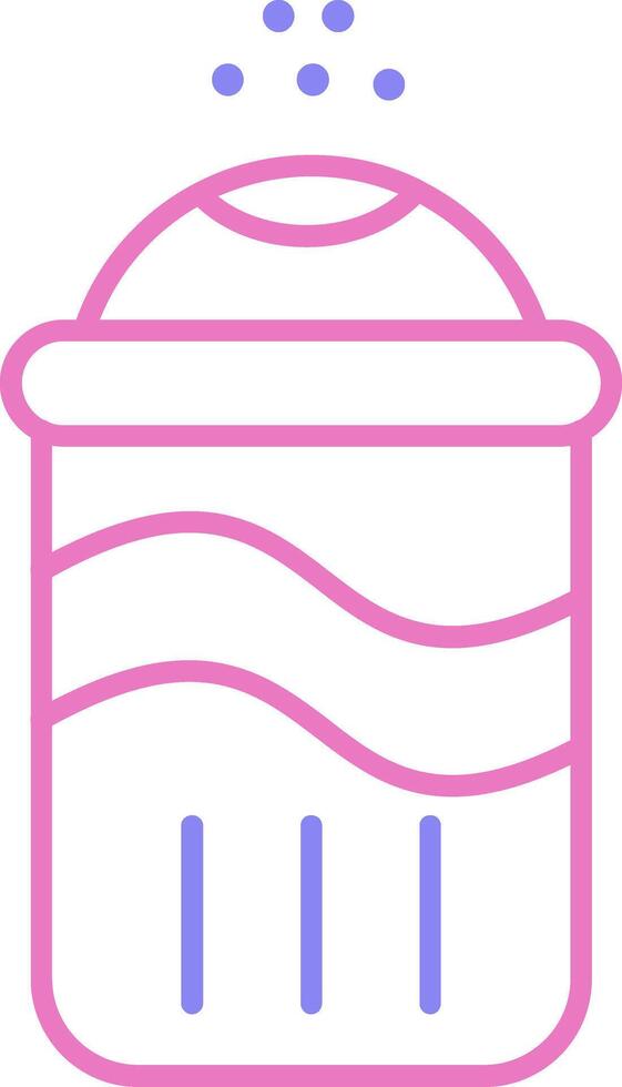 Salt Linear Two Colour Icon vector
