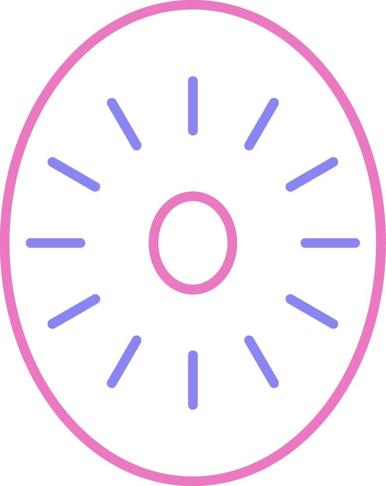 Kiwi Linear Two Colour Icon vector