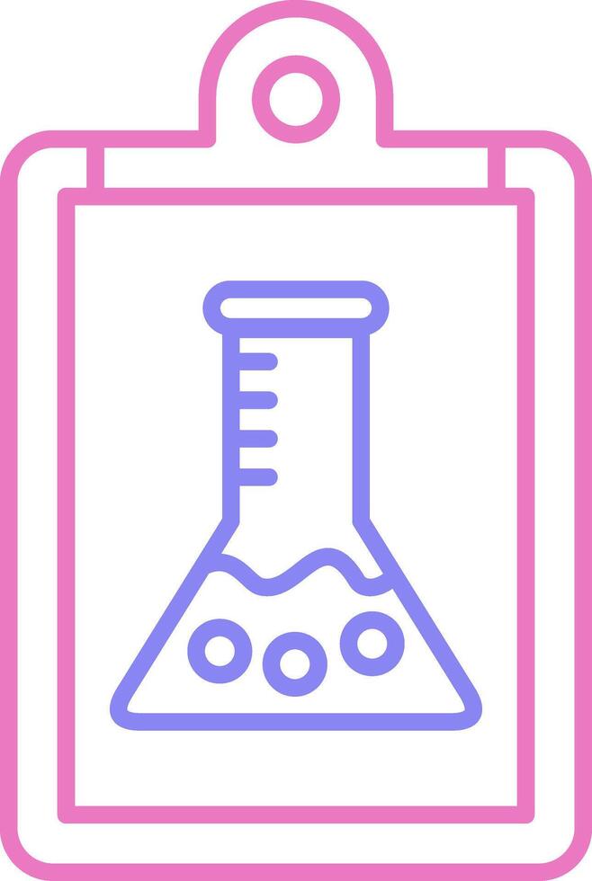 Report Linear Two Colour Icon vector