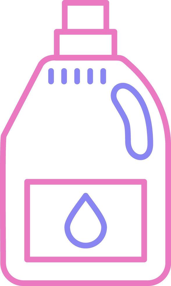 Detergent Linear Two Colour Icon vector