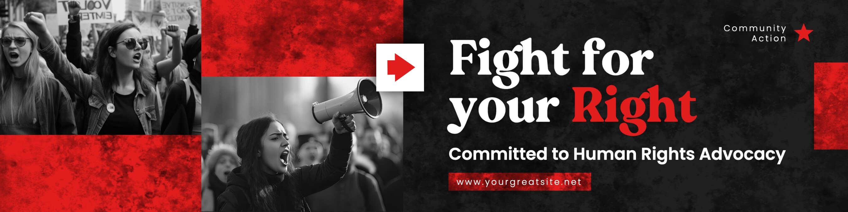 Equity In Action LinkedIn Banner 37728689 Template