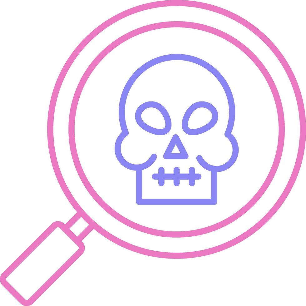 Anthropology Linear Two Colour Icon vector