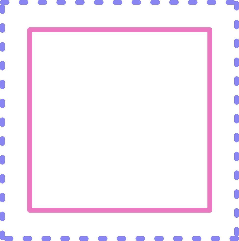 Marquee Linear Two Colour Icon vector