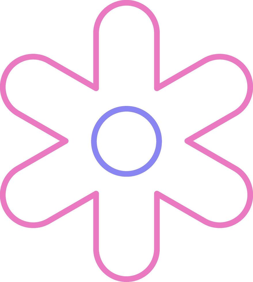 Hyacinth Linear Two Colour Icon vector