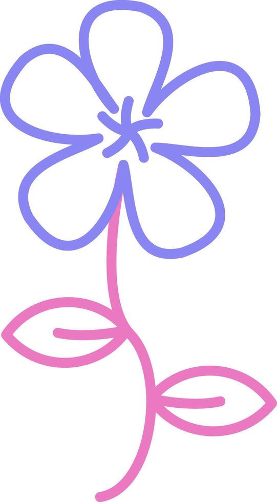 Dogbane Linear Two Colour Icon vector