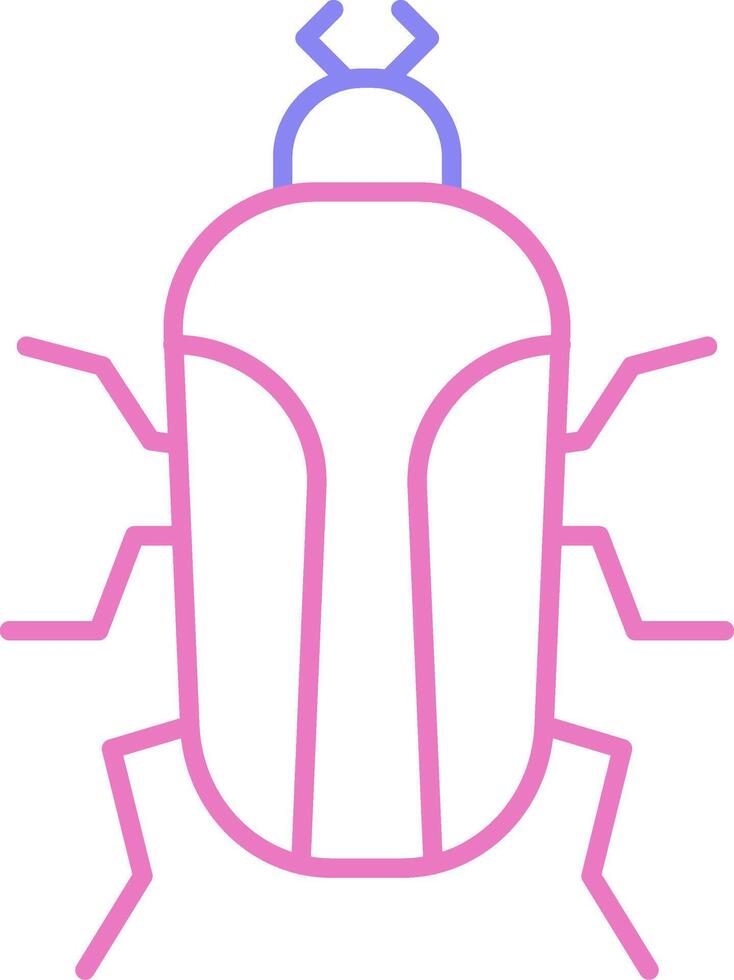 Insect Linear Two Colour Icon vector