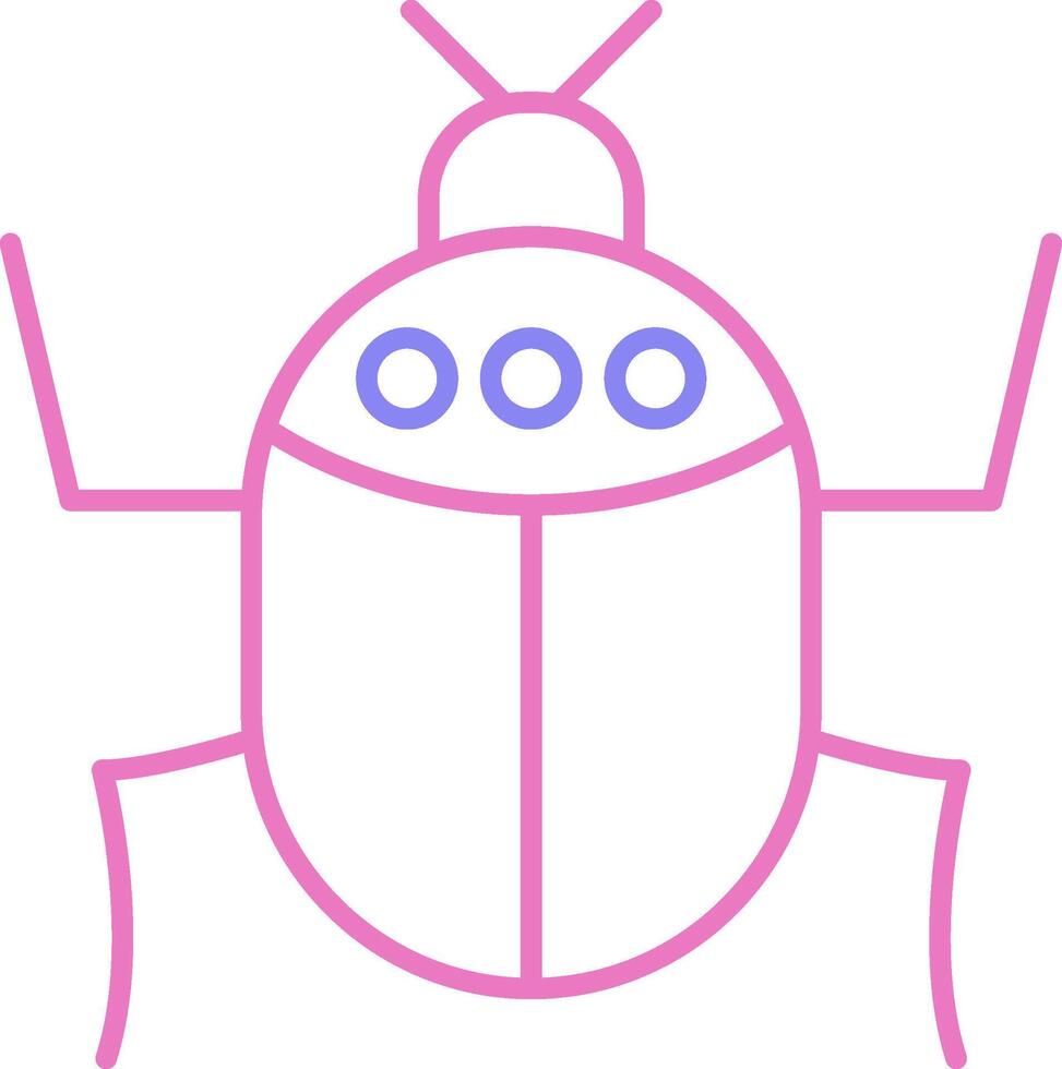 Insect Linear Two Colour Icon vector