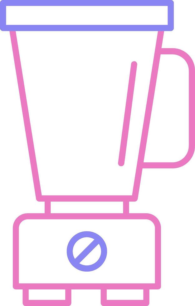 Mixer Blender Linear Two Colour Icon vector