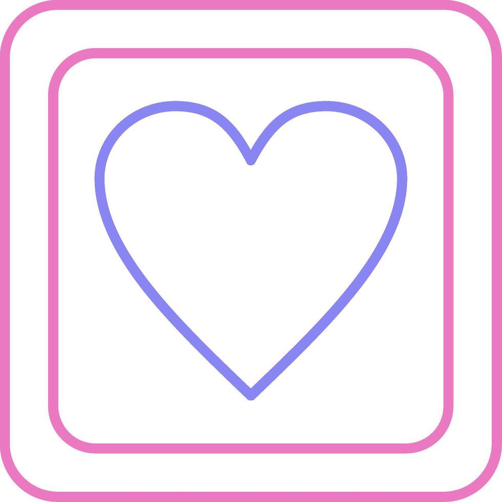 Favorite Linear Two Colour Icon vector