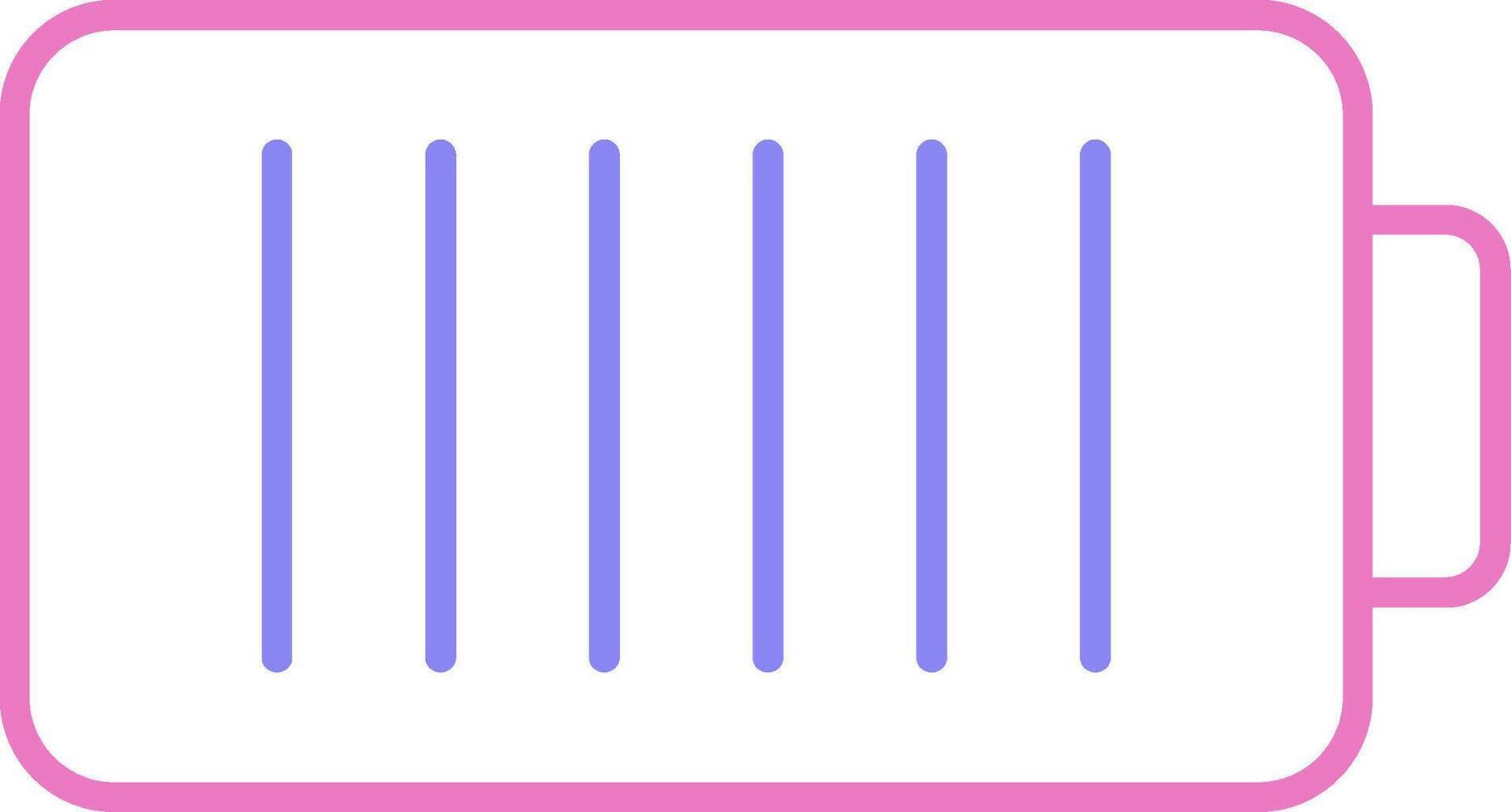 Battery Linear Two Colour Icon vector