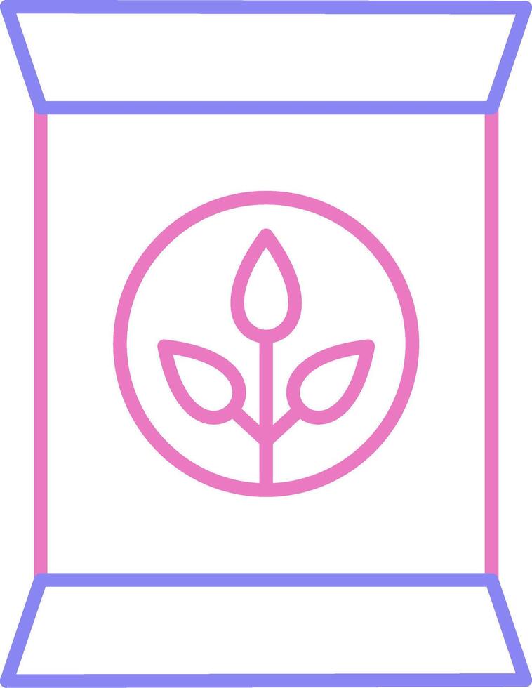 Fertilizer Linear Two Colour Icon vector